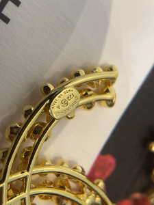 Chanel Gold Double C Brooch