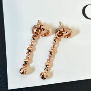 Dior CD Gold Pendant Earrings