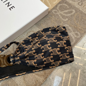 Fendi Brown Triomphe Swimsuit Bikini