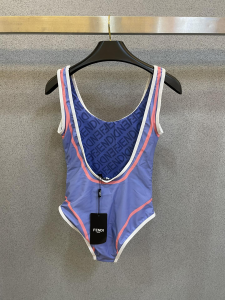 Fendi One Piece Swimsuit Bikini Blue