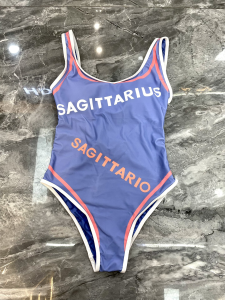 Fendi One Piece Swimsuit Bikini Blue