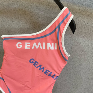 Fendi One Piece Swimsuit Bikini Pink