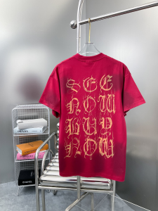 Balenciaga Red Cotton T Shirt