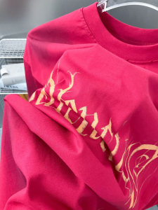 Balenciaga Red Cotton T Shirt