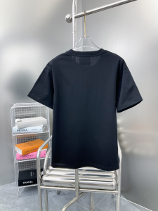 Fendi Roma Cotton T Shirt Black