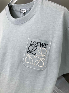 Loewe Gray Cotton T Shirt
