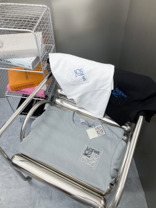 Loewe Gray Cotton T Shirt