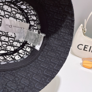 Dior Oblique Canvas Bucket Hat Black