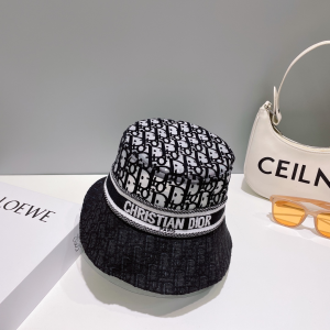 Dior Oblique Canvas Bucket Hat Black