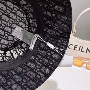 Dior Oblique Canvas Bucket Hat Black