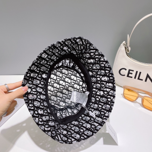 Dior Oblique Canvas Bucket Hat Gray