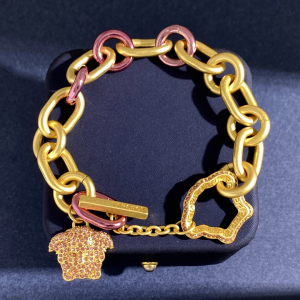 Versace Gold Medusa Chain Bracelet