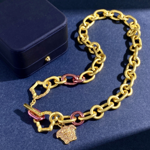 Versace Gold Medusa Chain Necklace
