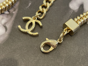 Chanel CC Crystals Chain Necklaces