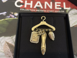Chanel Coat Hanger Charms Brooch