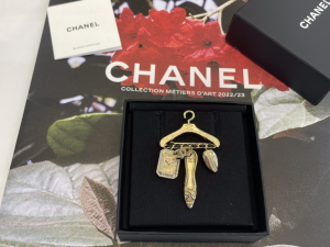 Chanel Coat Hanger Charms Brooch