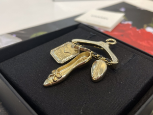 Chanel Coat Hanger Charms Brooch