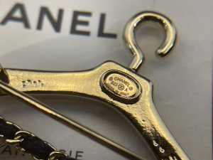 Chanel Coat Hanger Charms Brooch