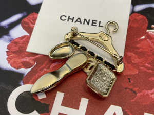 Chanel Coat Hanger Charms Brooch