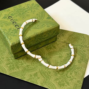 Gucci Bamboo Bracelet Bangle White