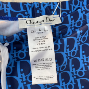 Dior Oblique Blue Shorts