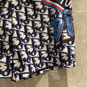 Dior Oblique Blue White Shorts