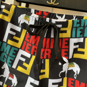 Fendi FF Logo Black Shorts