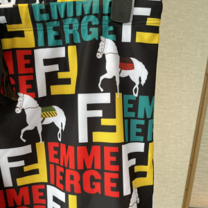 Fendi FF Logo Black Shorts