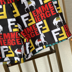 Fendi FF Logo Black Shorts