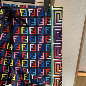 Fendi FF Logo Black Shorts