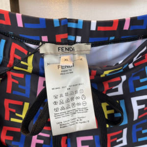 Fendi FF Logo Black Shorts