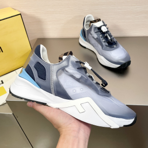 Fendi Flow Fabric Sneakers Blue