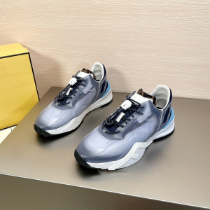 Fendi Flow Fabric Sneakers Blue