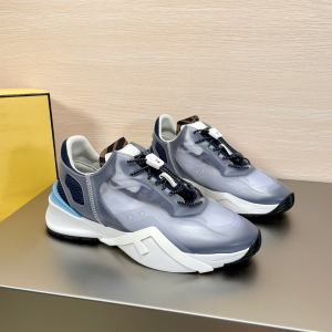 Fendi Flow Fabric Sneakers Blue