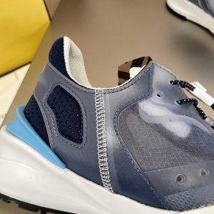 Fendi Flow Fabric Sneakers Blue