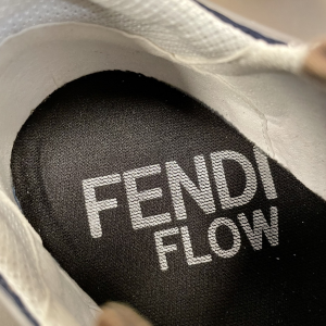 Fendi Flow Fabric Sneakers Blue