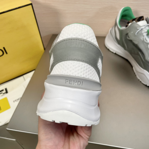 Fendi Flow Fabric Sneakers Gray