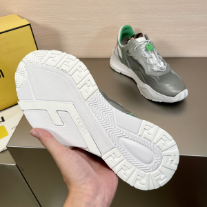 Fendi Flow Fabric Sneakers Gray