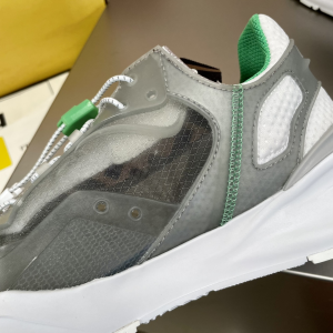 Fendi Flow Fabric Sneakers Gray