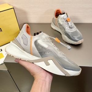Fendi Flow Fabric Sneakers Gray