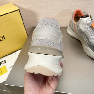 Fendi Flow Fabric Sneakers Gray