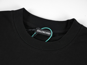 Balenciaga Cotton T Shirt Black