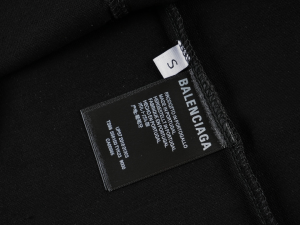 Balenciaga Cotton T Shirt Black