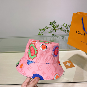Louis Vuitton Monogram Pink Bucket Hat