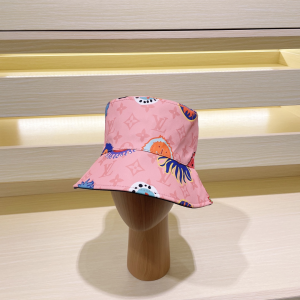 Louis Vuitton Monogram Pink Bucket Hat