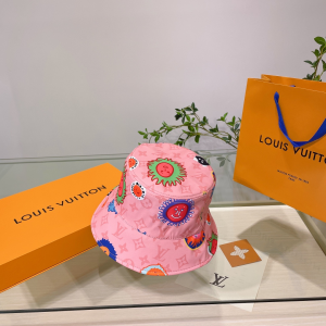 Louis Vuitton Monogram Pink Bucket Hat