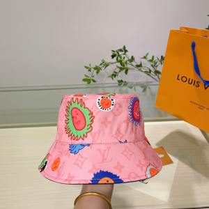Louis Vuitton Monogram Pink Bucket Hat