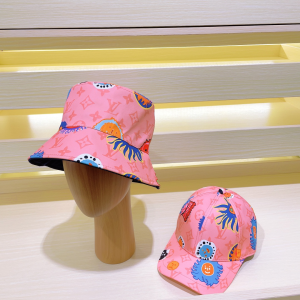 Louis Vuitton Monogram Pink Bucket Hat