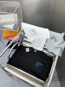 Loewe Black Anagram Cotton T Shirt