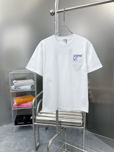 Loewe White Anagram Cotton T Shirt